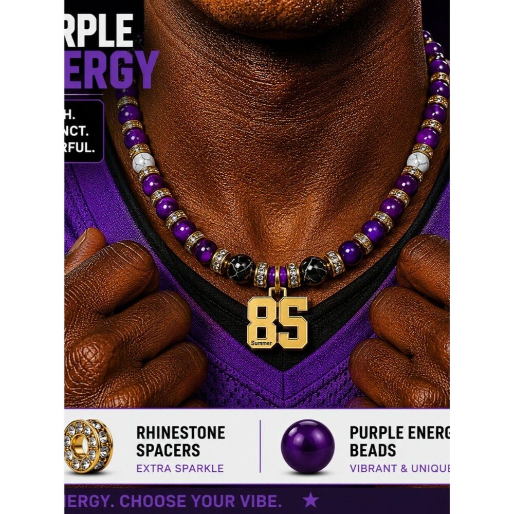 Personalized Football Necklace | Custom Jersey Number Pendant | Athlete Gift
